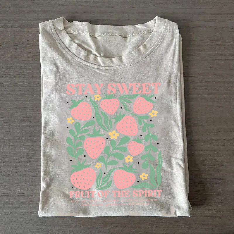 Boho Christian Strawberry T-shirt