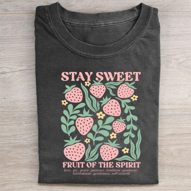 Boho Christian Strawberry T-shirt