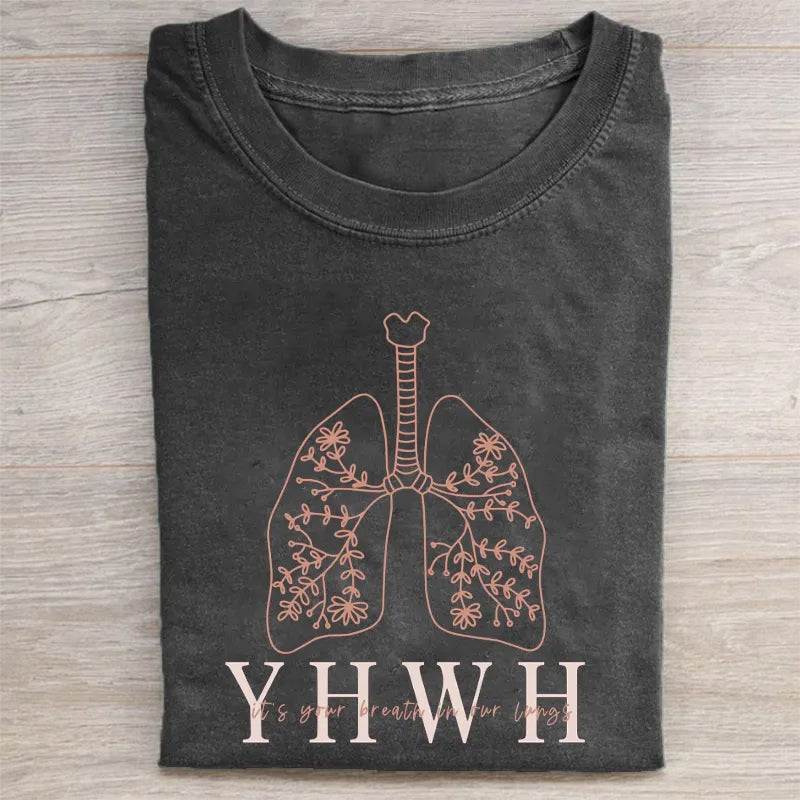 floral YHWH T-shirt