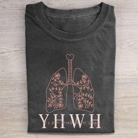 floral YHWH T-shirt