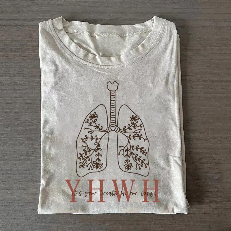 floral YHWH T-shirt