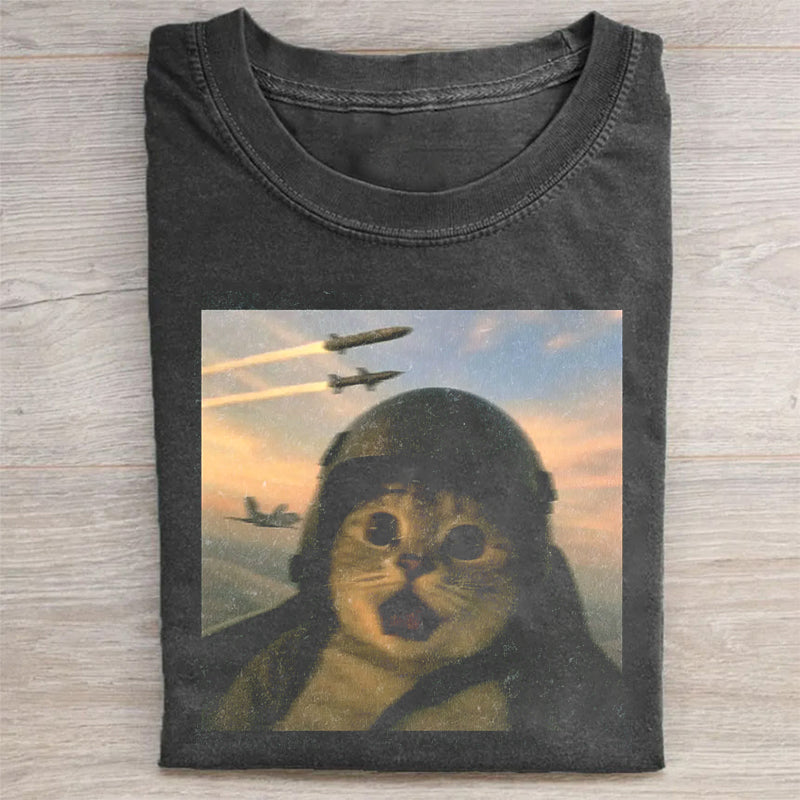 FUNNY CAT T-SHIRT