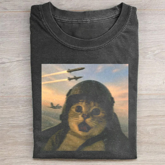 FUNNY CAT T-SHIRT