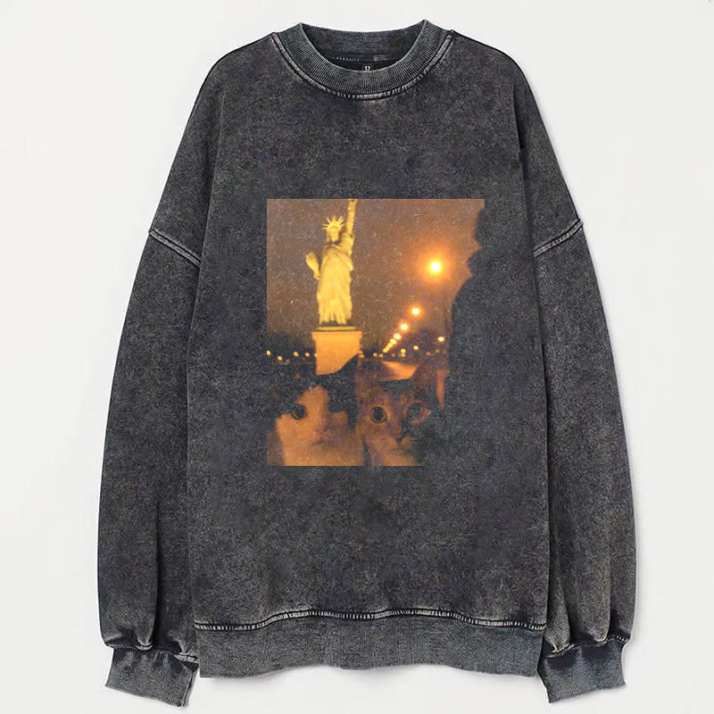 CAT SELFIE T-SHIRT
