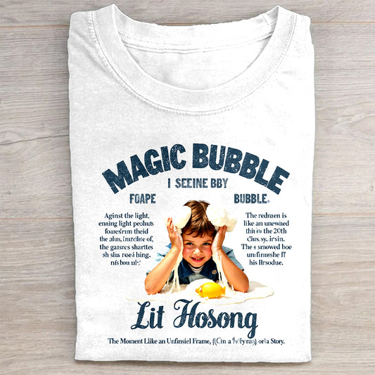 Magic Bubble Lil Hosong Graphic T-Shirt