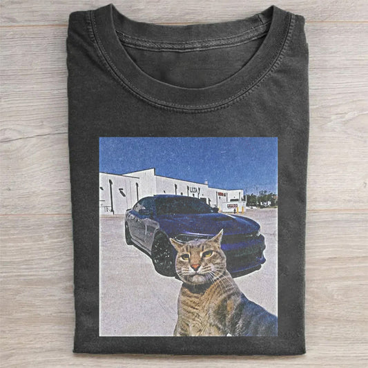WACKY CAT T-SHIRT