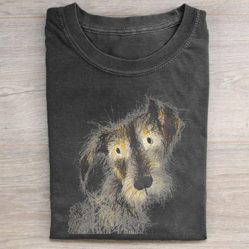 The Cute Dog Vintage T-shirt