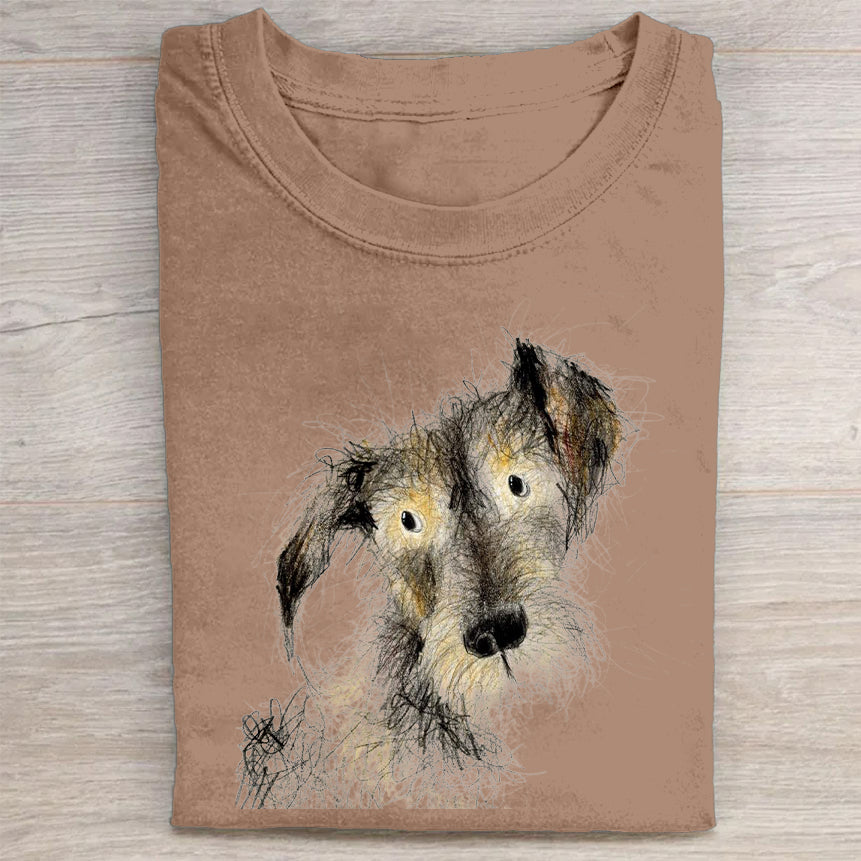 The Cute Dog Vintage T-shirt