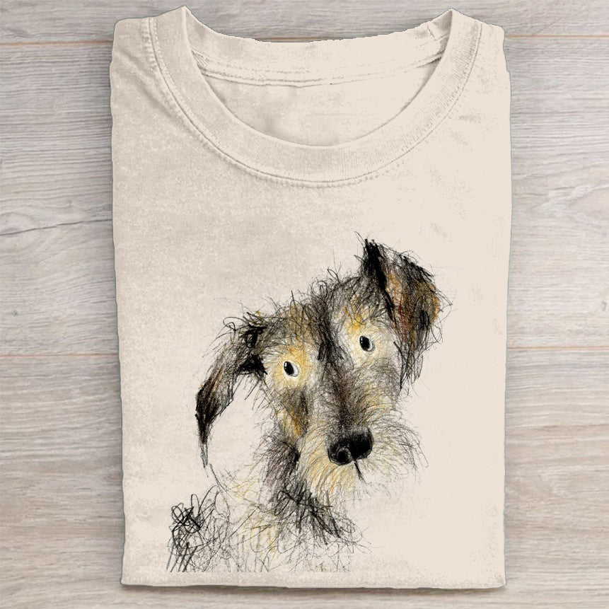 The Cute Dog Vintage T-shirt