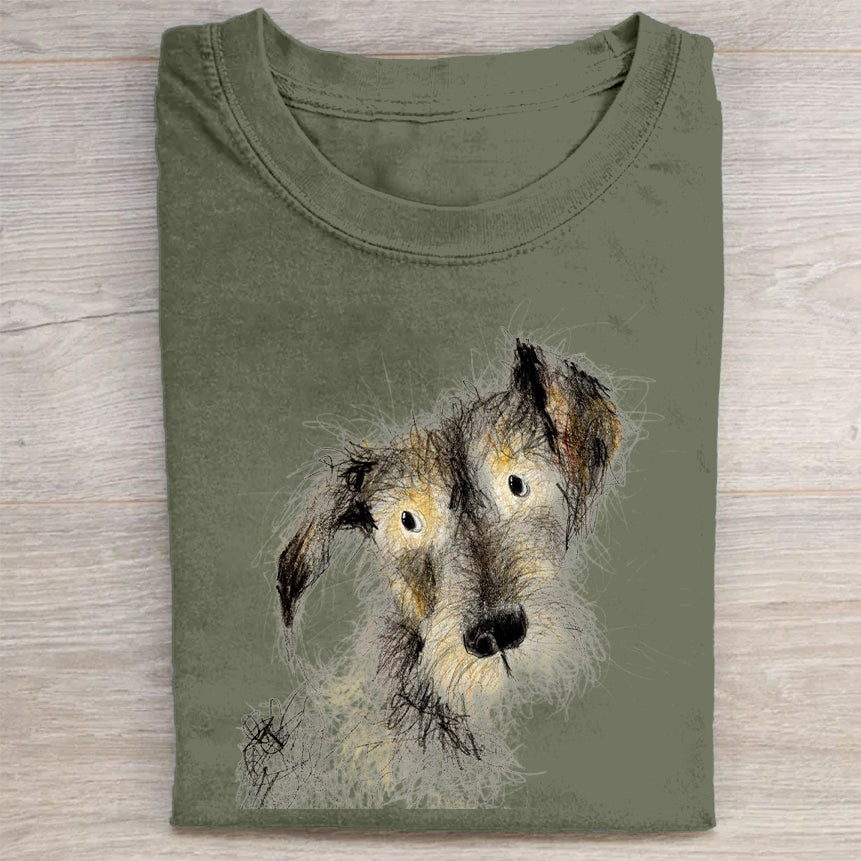 The Cute Dog Vintage T-shirt