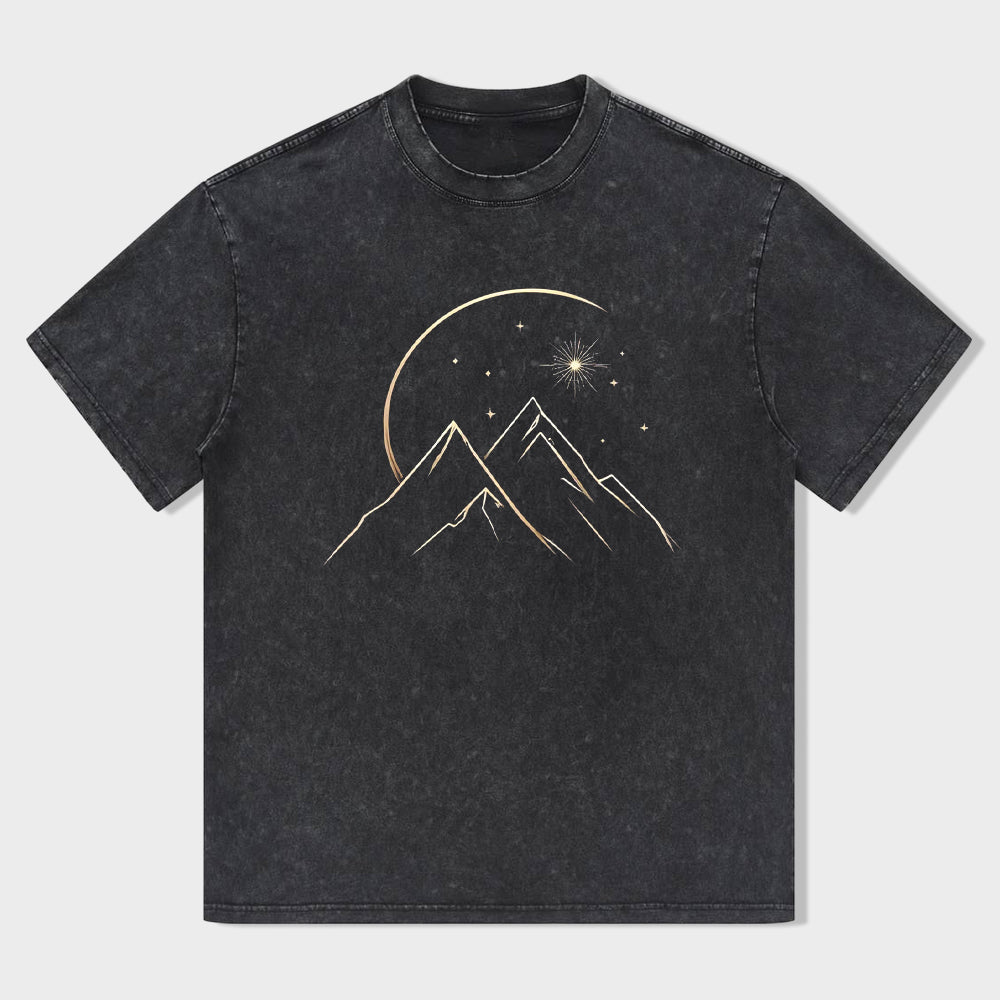 Mountain Moon Graphic T-Shirt