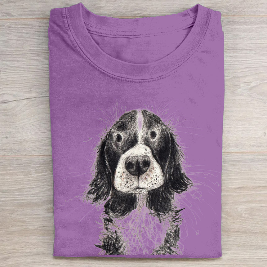 The Cute Dog Vintage T-shirt