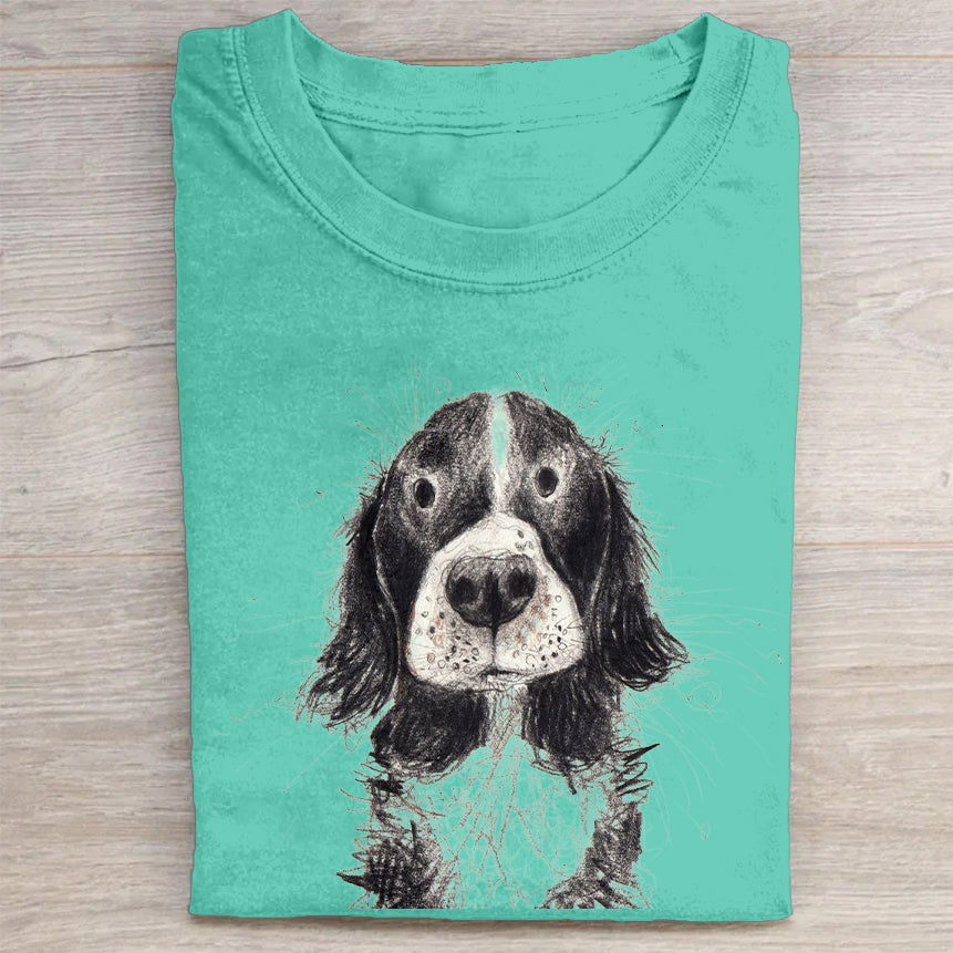 The Cute Dog Vintage T-shirt