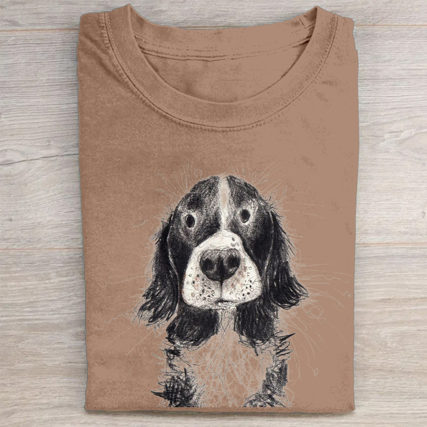 The Cute Dog Vintage T-shirt