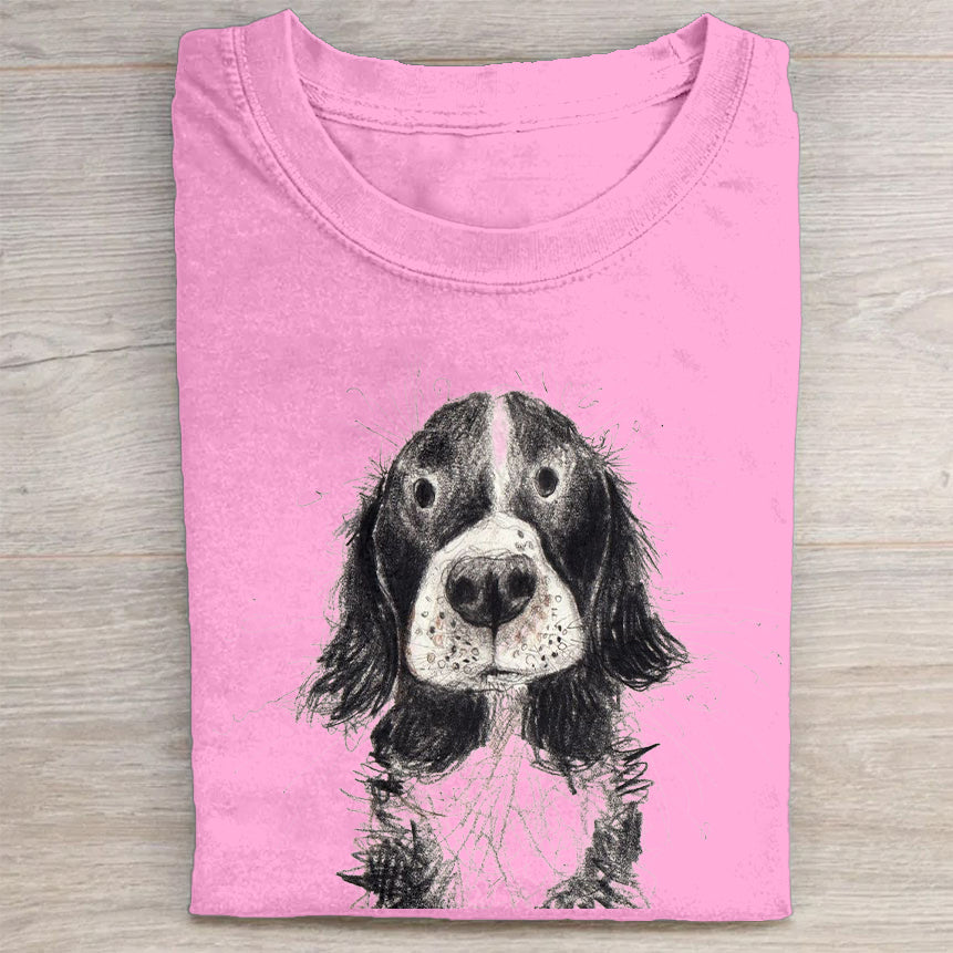 The Cute Dog Vintage T-shirt