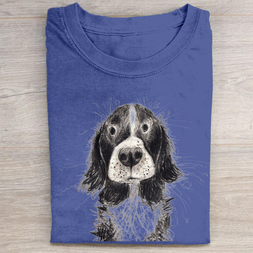 The Cute Dog Vintage T-shirt