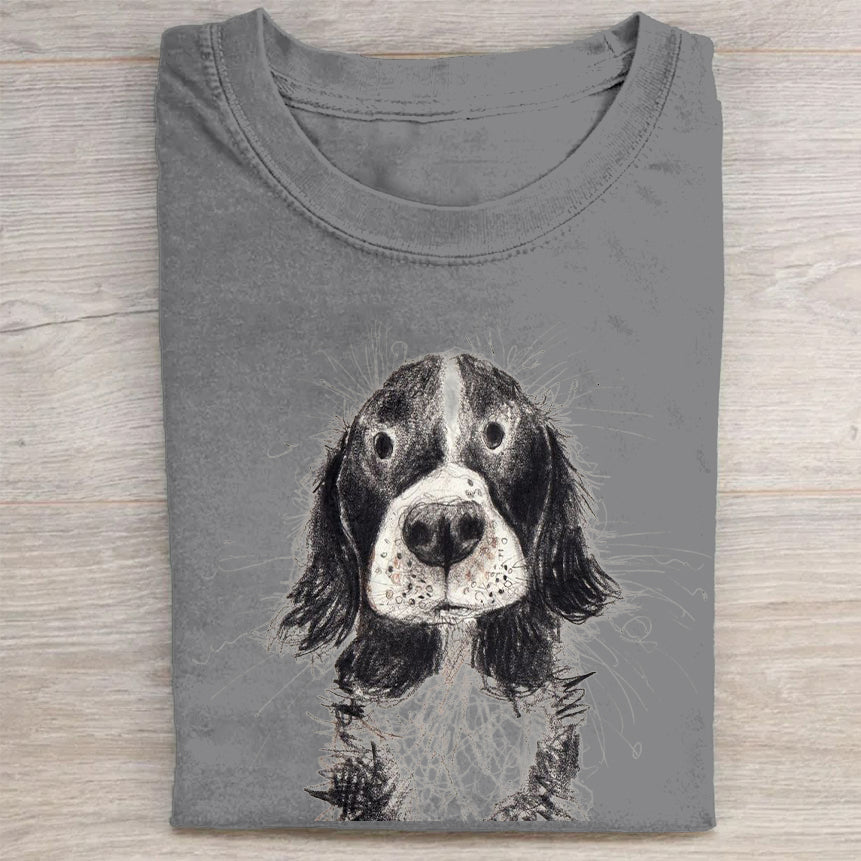 The Cute Dog Vintage T-shirt