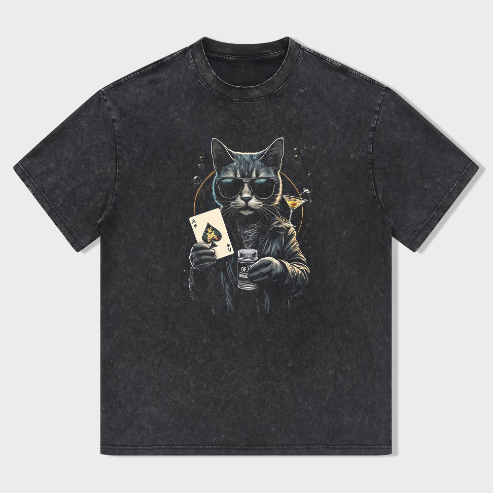 Cool Cat Graphic T-Shirt