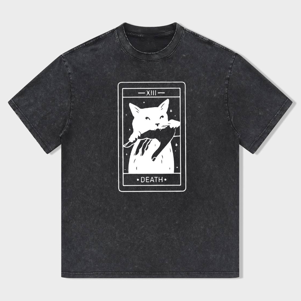 Tarot Card Black Cat T-shirt