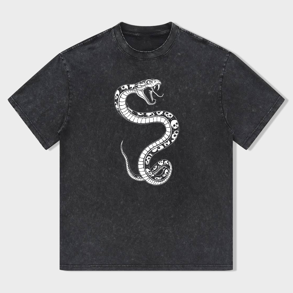 Snake Graphic Print Men's T-Shirt