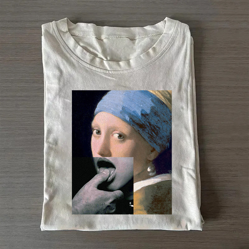 Art Collage Graphic T-Shirt