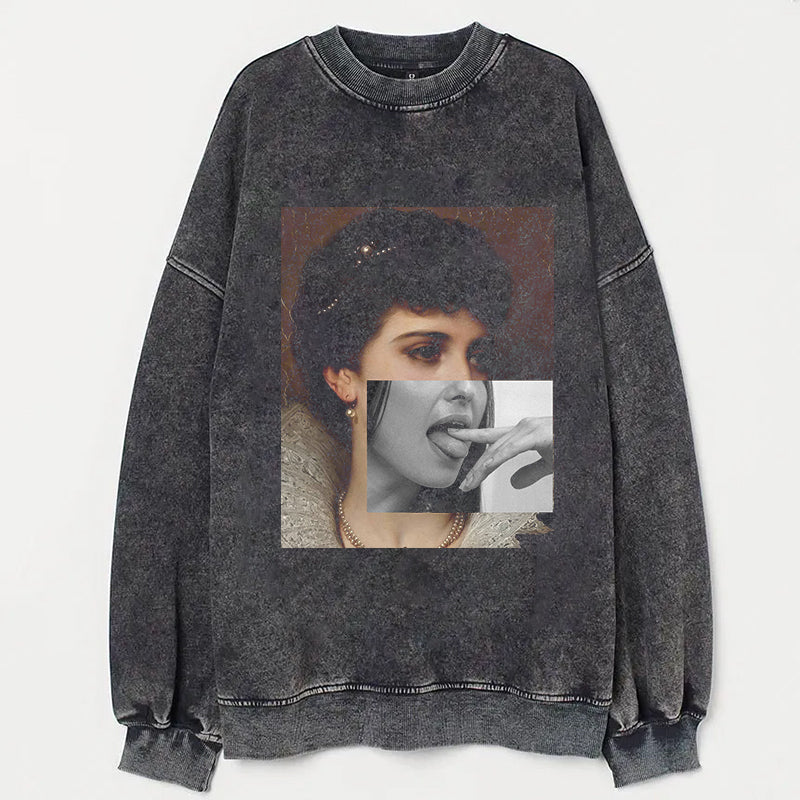 Vintage Graphic T-Shirt with Retro Portrait Design for Women Men Unisex T-Shirt