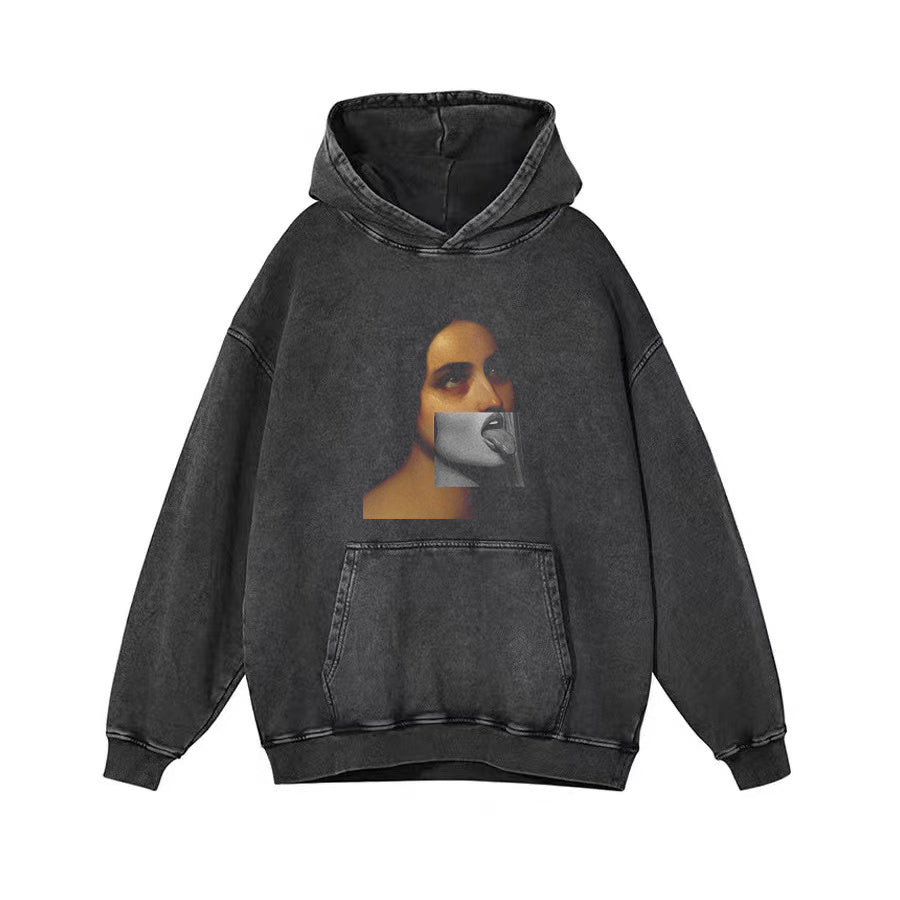 Artistic Face Design Men's Fashion Graphic T-Shirt