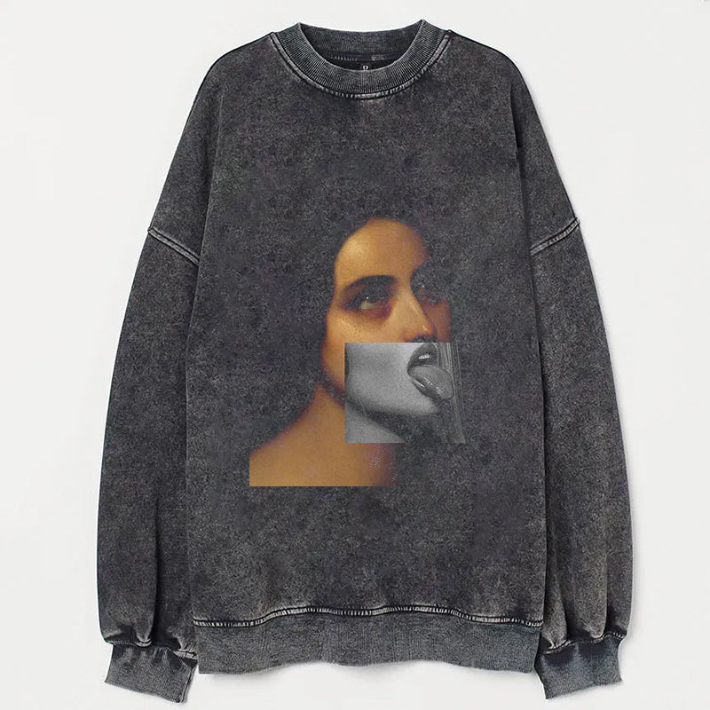 Artistic Face Design Men's Fashion Graphic T-Shirt