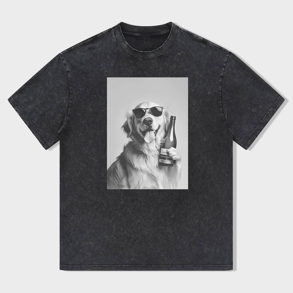 Vintage Funny Golden Retriever unisex T-shirt