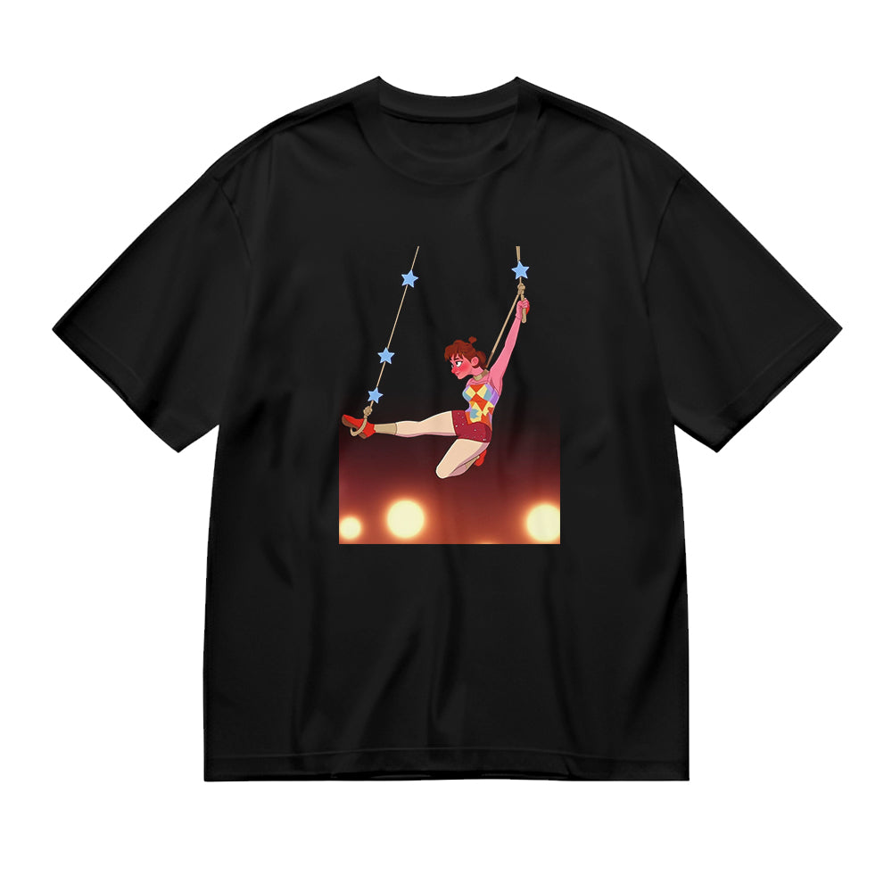 Circus Performer Art Print Men's Casual Short Sleeve T-Shirt