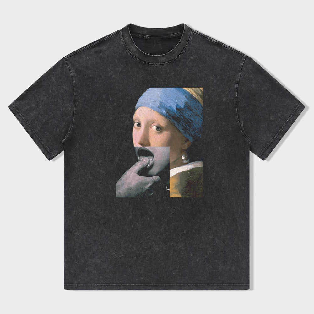 Art Collage Graphic T-Shirt