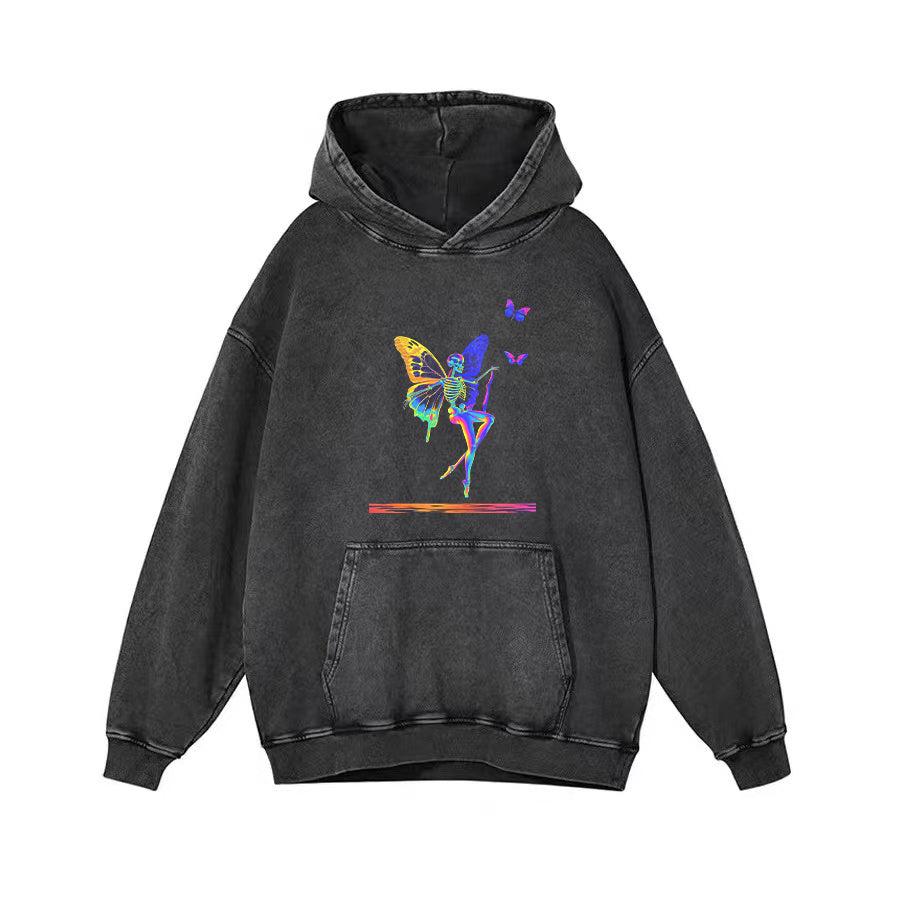 Colorful Butterfly Graphic T-Shirt