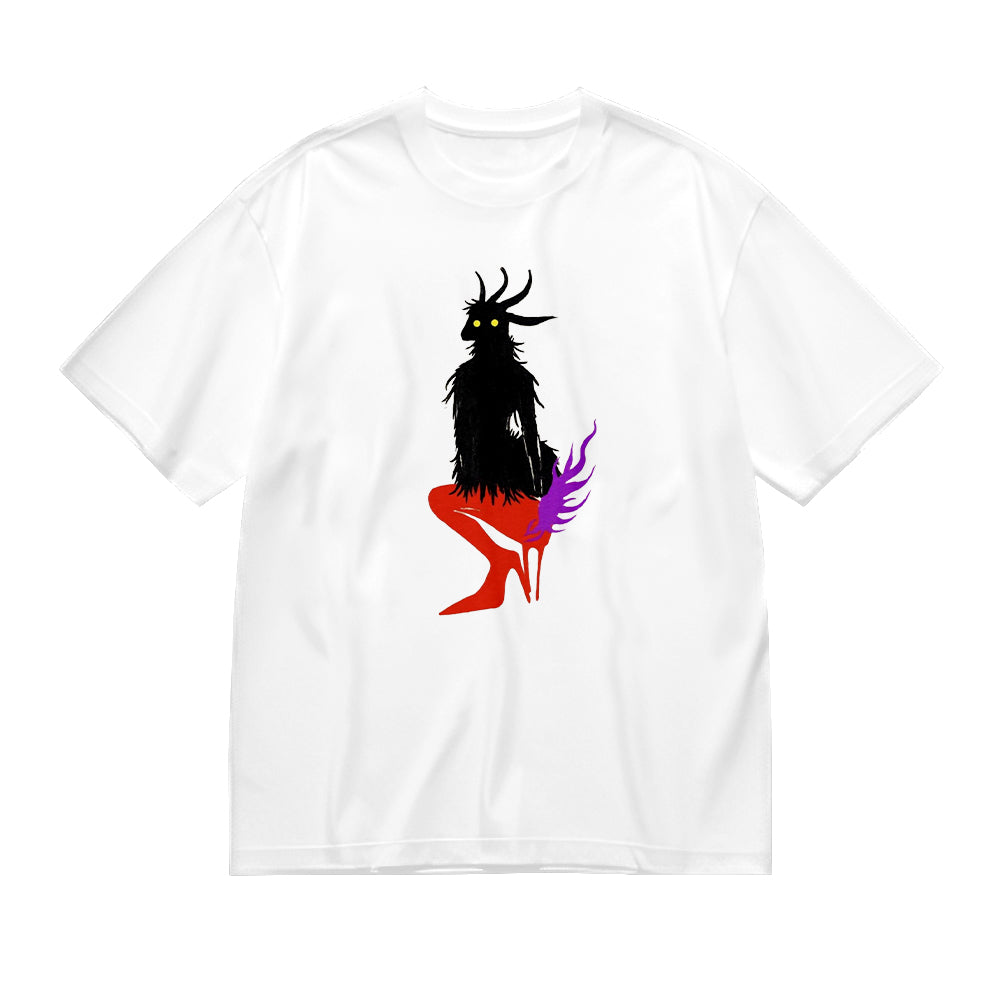 Black and Red Abstract Design T-Shirt