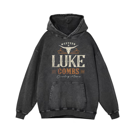 Vintage Luke Combs EST 1990 Unisex Hoodie