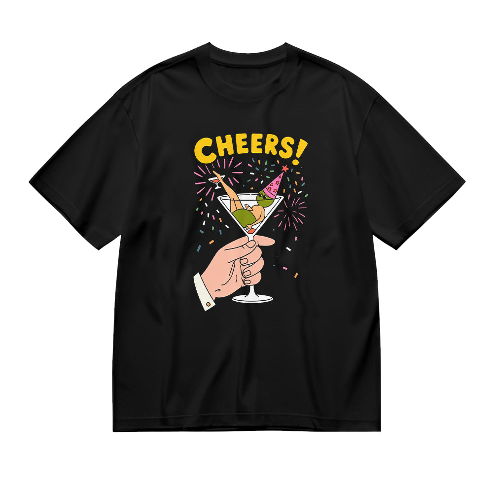 Cheers Celebration Graphic T-Shirt