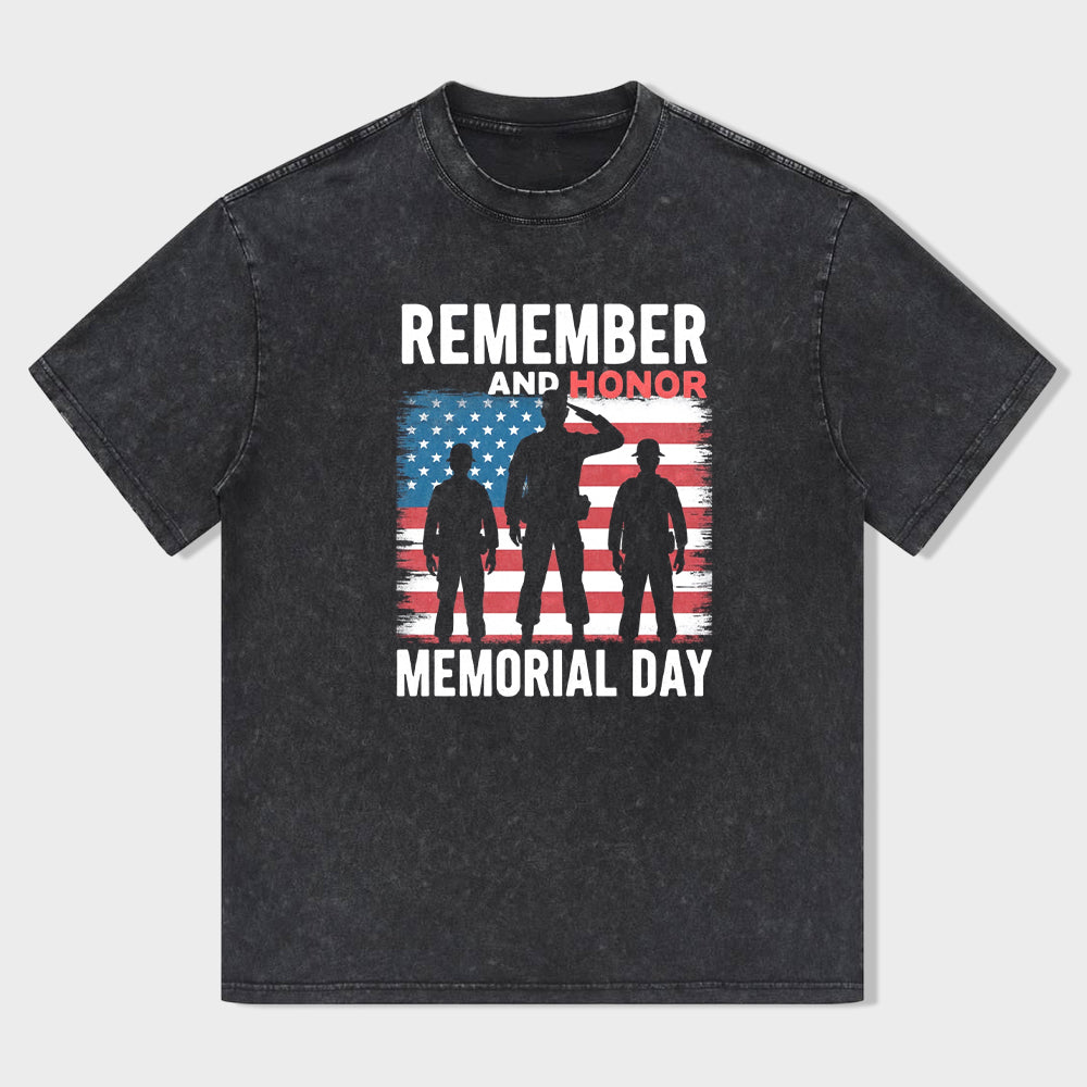Remember and Honor Memorial Day T-Shirt