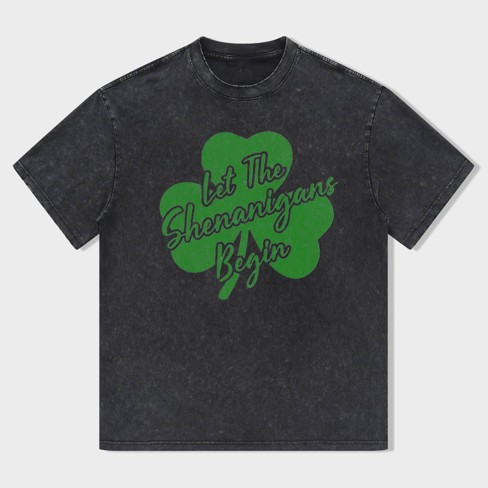 St. Patrick's Day Let The Shenanigans Begin Unisex T-Shirt - heygraff