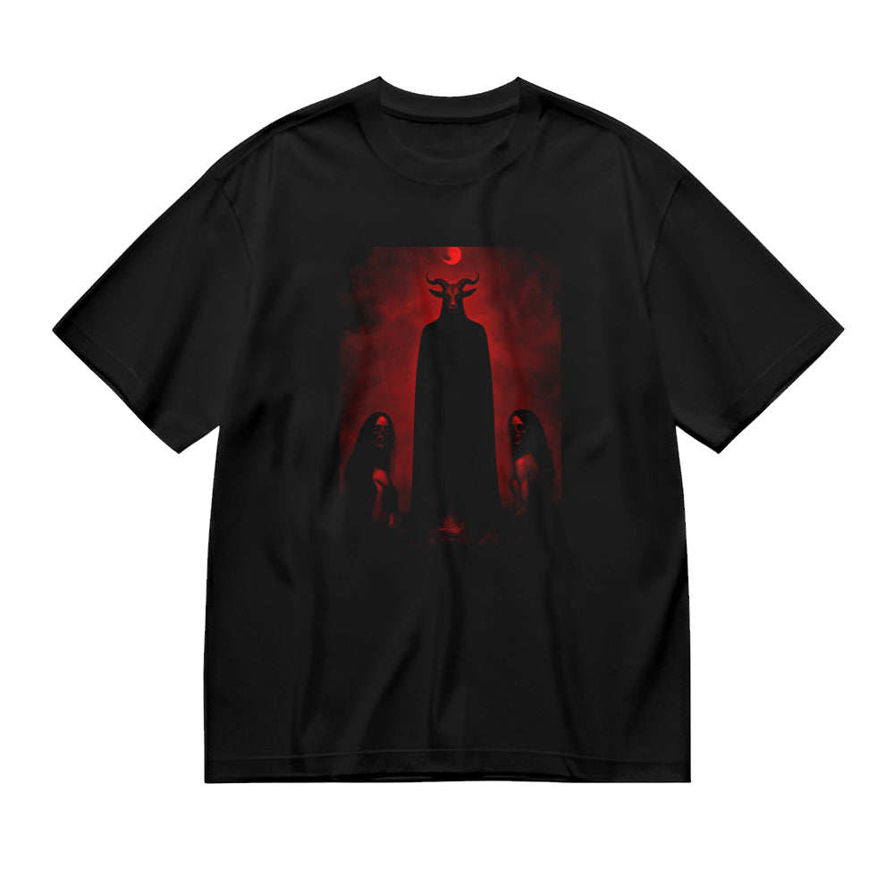 Mysterious Silhouette Graphic T-Shirt for Men Women Unisex Casual Short Sleeve Tee with Unique Design Art Print T-Shirt