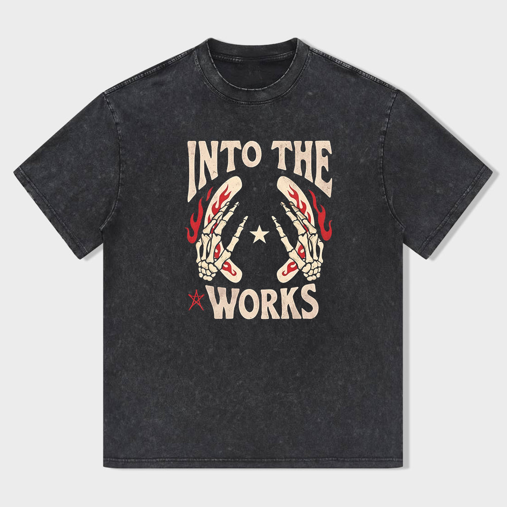 Into the Works Skeleton Graphic T-Shirt