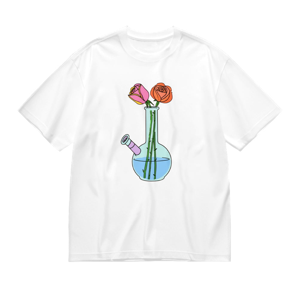 Floral Graphic Design T-Shirt