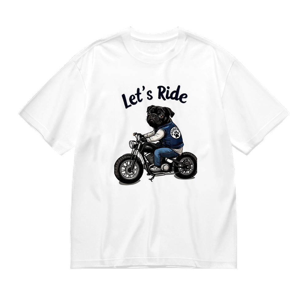 Let's Ride Motorcycle Graphic T-Shirt