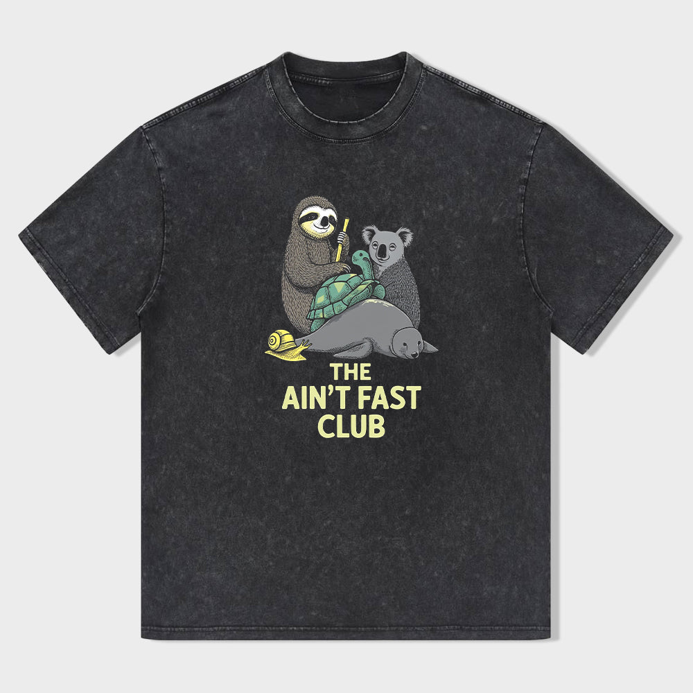 Funny Sloth and Snail Graphic T-Shirt