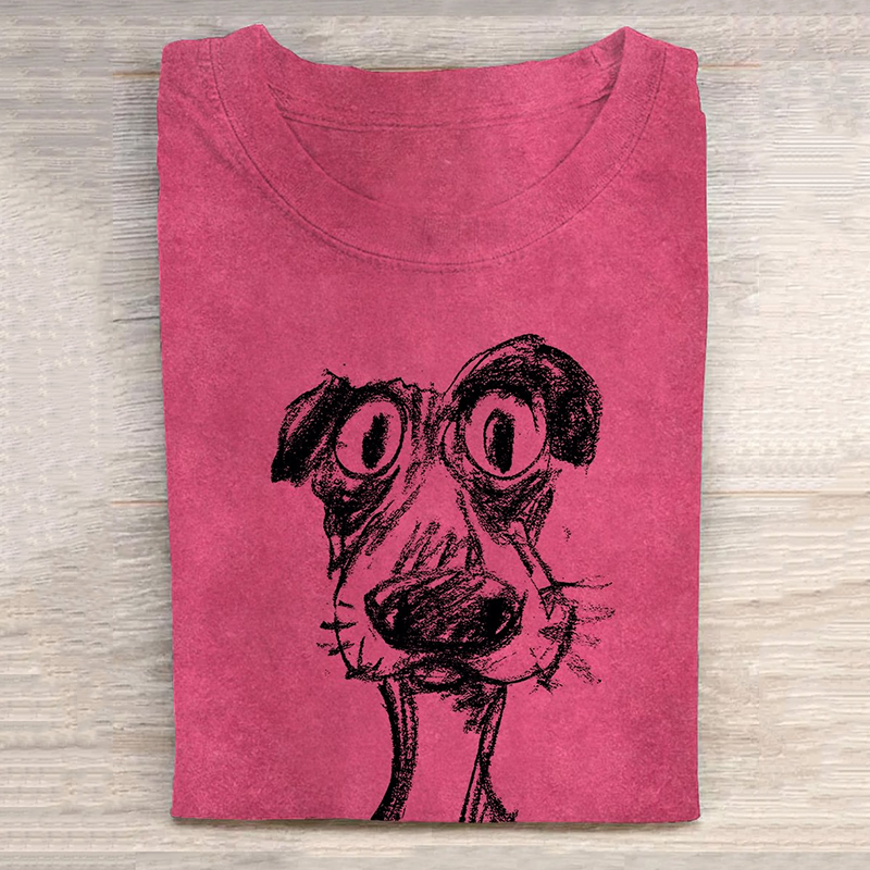 The Cute Dog Vintage T-shirt
