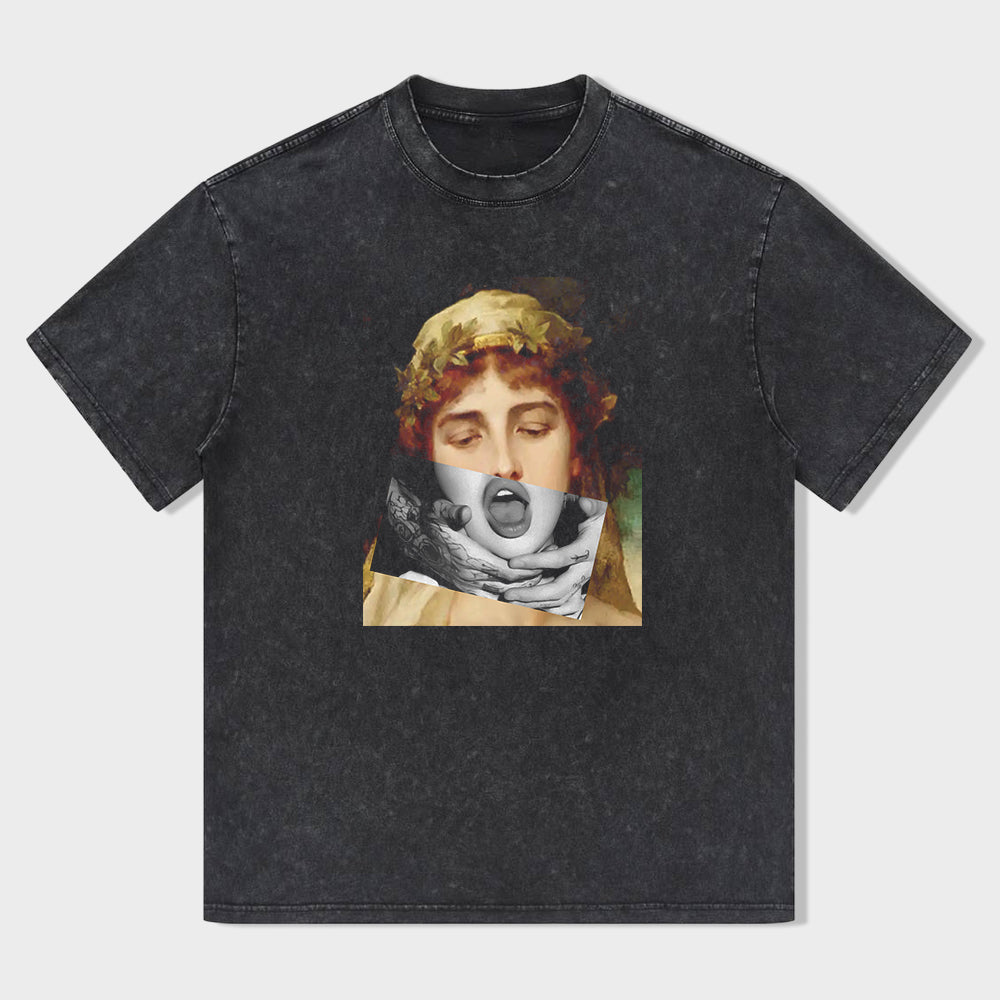 Vintage Art Print Graphic T-Shirt