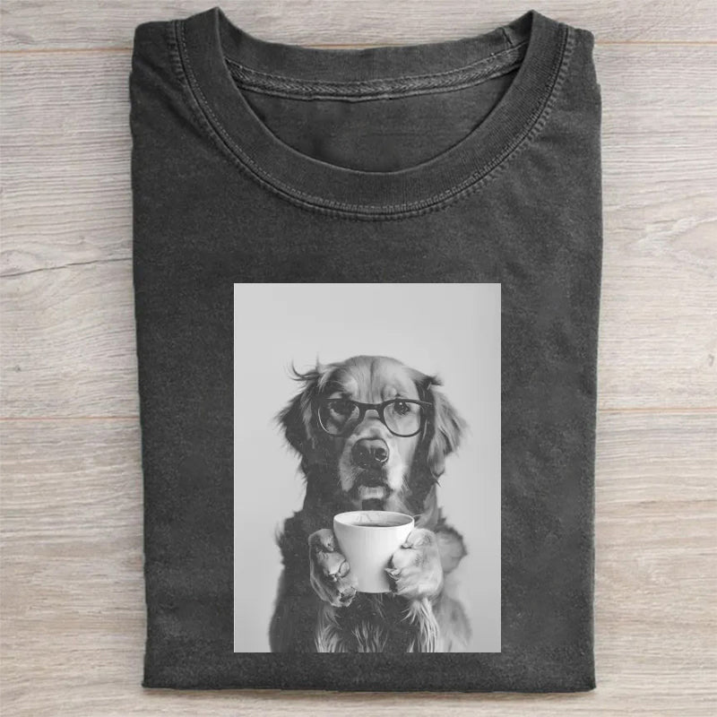 Vintage Funny Golden Retriever Tshirt