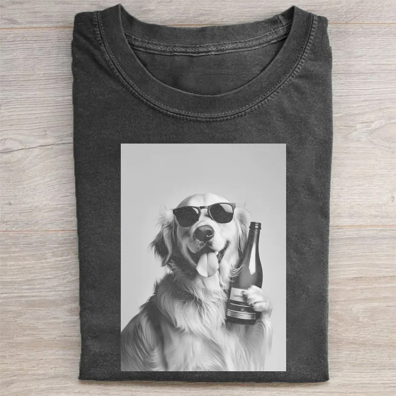 Vintage Funny Golden Retriever unisex T-shirt