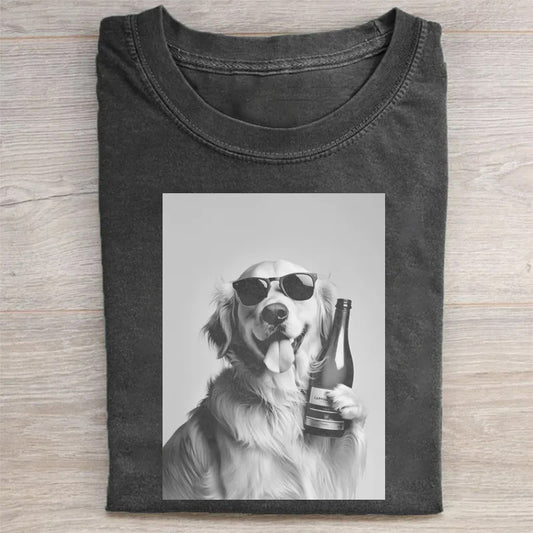 Vintage Funny Golden Retriever unisex T-shirt
