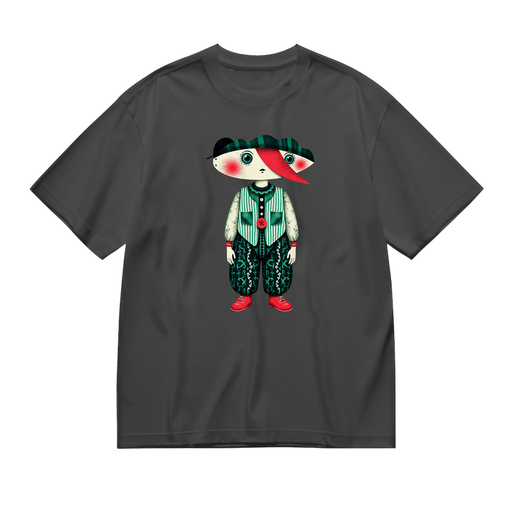 Cute Cartoon Character Graphic T-Shirt