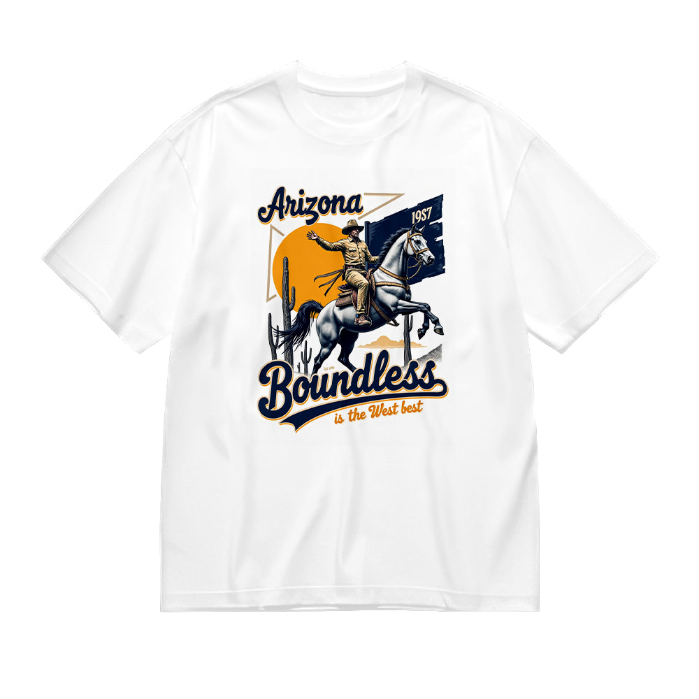Arizona Boundless Western Cowboy Graphic T-Shirt