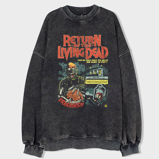 Immortal Rave Acid Wash Sweatshirt